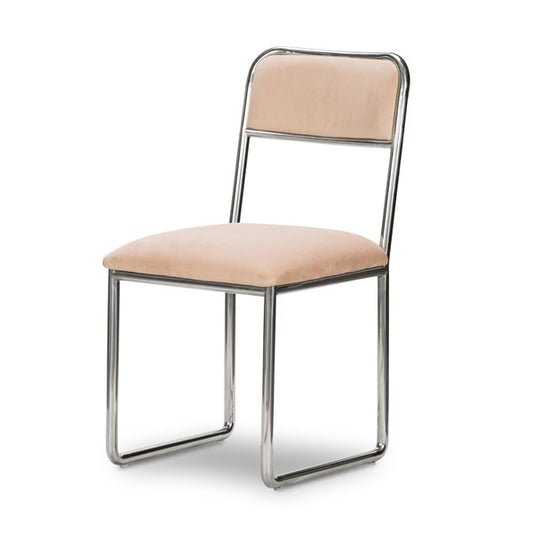 Hugh Dining Chair-Bella Blush