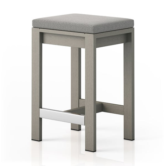 MONTEREY BAR & COUNTER STOOL, WEATHERED GREY