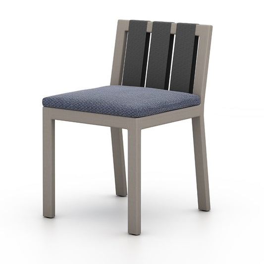 Sonoma Outdoor Dining Chair-Grey/Navy