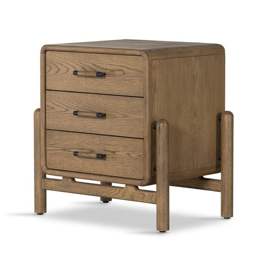 Caroline Nightstand-Smoked Oak