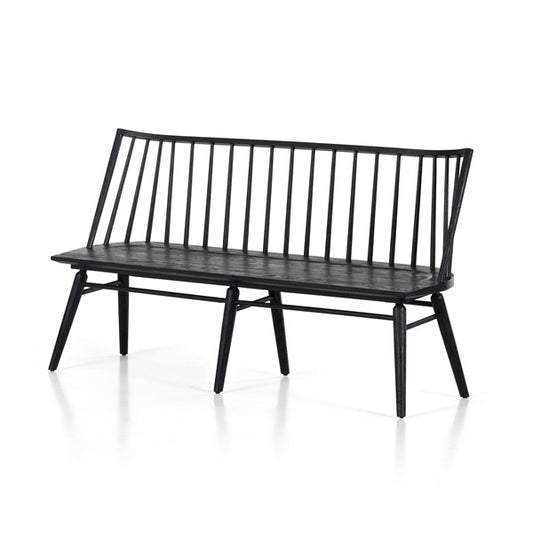 Lewis Dining Bench-Black Oak