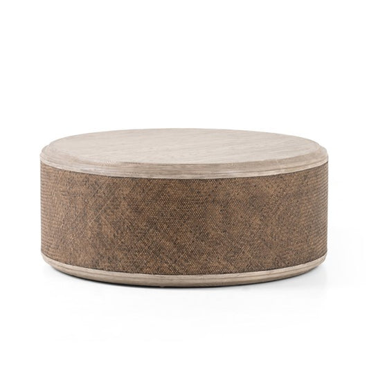 Kiara Coffee Table-Weathered Blonde