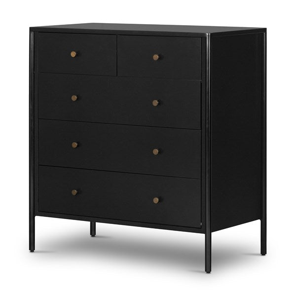 Soto 5 Drawer Dresser-Black
