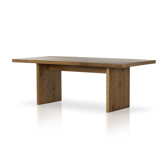 Eaton Dining Table-Amber Oak Resin