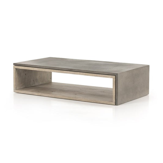 Faro Coffee Table-Dark Grey Concrete