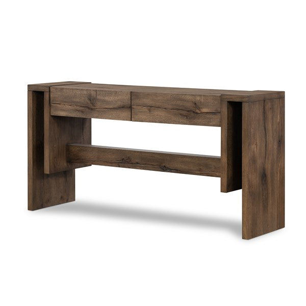 Beam Console Table-Rustic Fawn Veneer