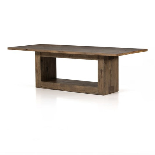 Perrin Dining Table 93-Rustic Fawn