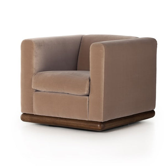 Elizabeth Swivel Chair-Surrey Taupe