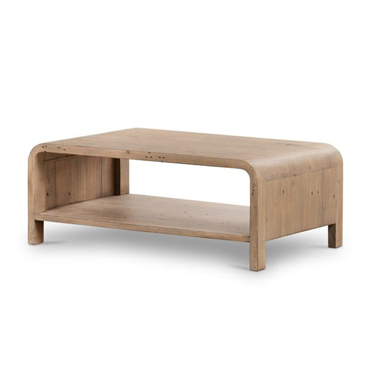 Everson Coffee Table-Scrubbed Teak