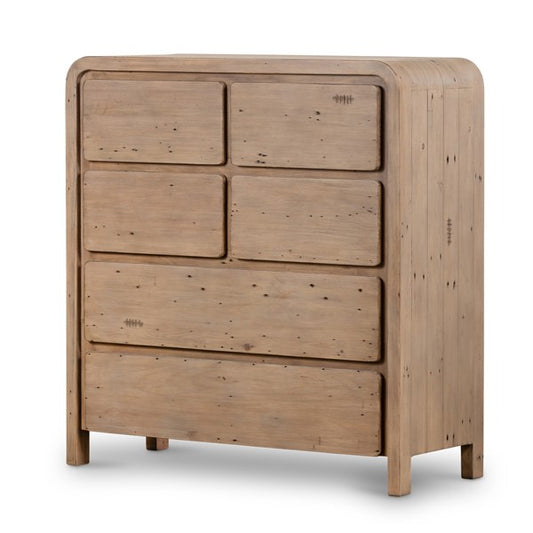 Everson Tall Dresser-Scrubbed Teak