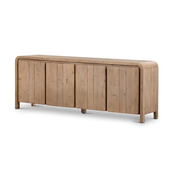 Everson Long Sideboard-Scrubbed Teak