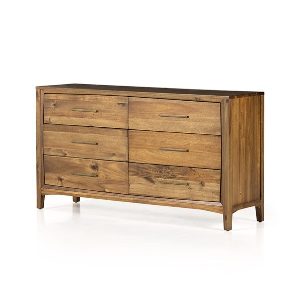 Alexander 6 Drawer Dresser-Toasted Acaci