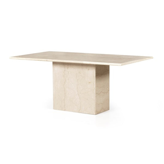 Arum Dining Table-Cream Marble