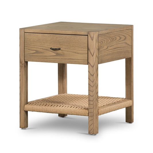 Zuma End Table-Dune Ash