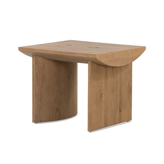 Pickford End Table-Dusted Oak Veneer