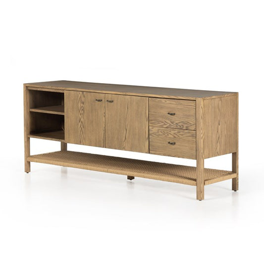 Zuma Media Console-Dune Ash