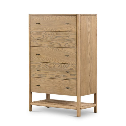 Zuma 5 Drawer Dresser-Dune Ash