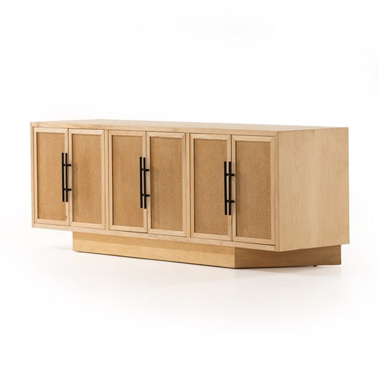 Ophira Media Console- Birds Eye Maple