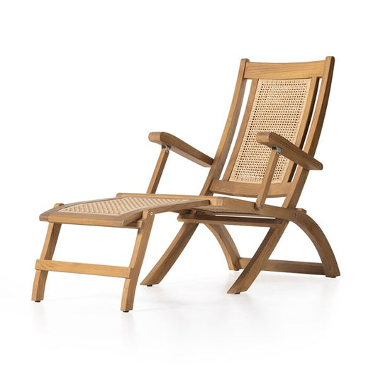 Jost Outdoor Chaise Lounge-Natural Teak
