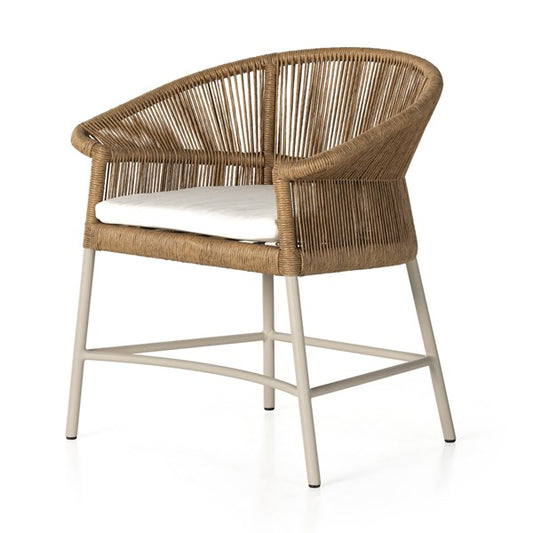 Irving Outdoor Dining Armchair-Sand