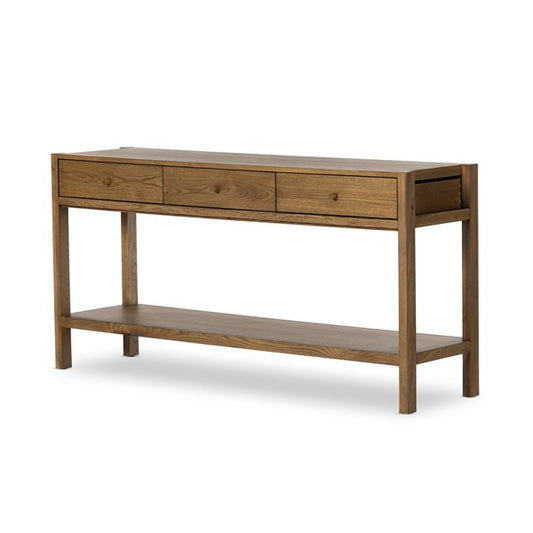 Meadow Console Table-Tawny Oak