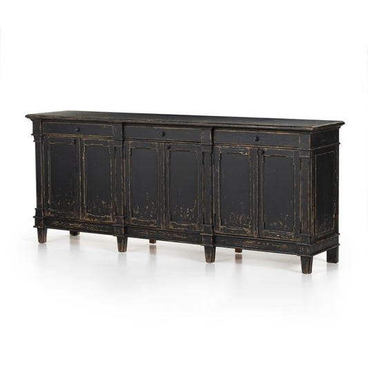 Marjorie Sideboard-Distressed Black