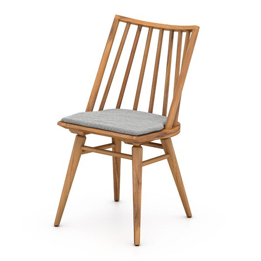 Sutter Dining Chair W/ Cushion-Faye Ash