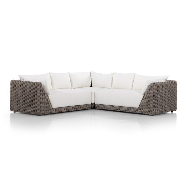 Como Outdoor 3pc Sectional-Natural