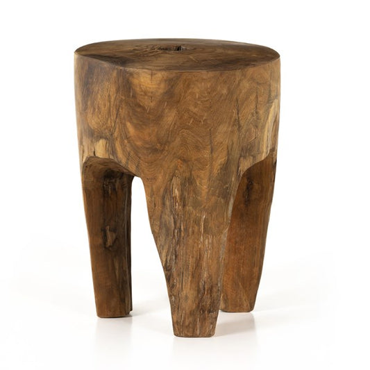 Kyra Outdoor End Table-Teak Root