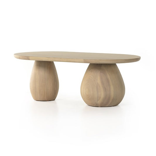 Merla Wood Coffee Table-Light Naturl Ash