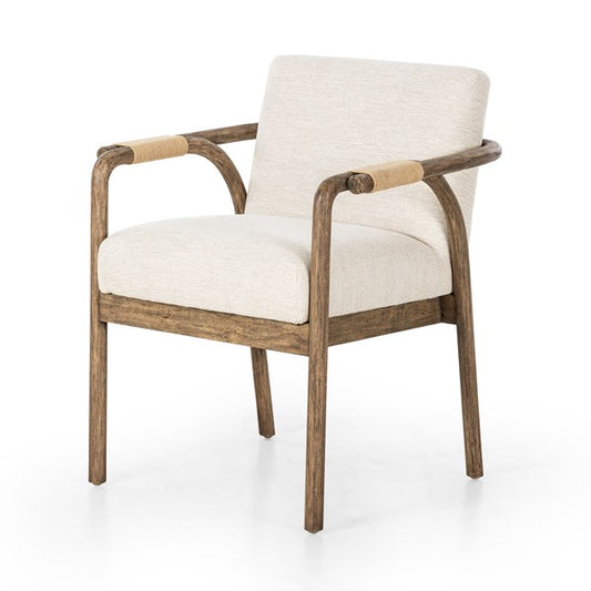 Rosie Dining Armchair-San Remo Oat