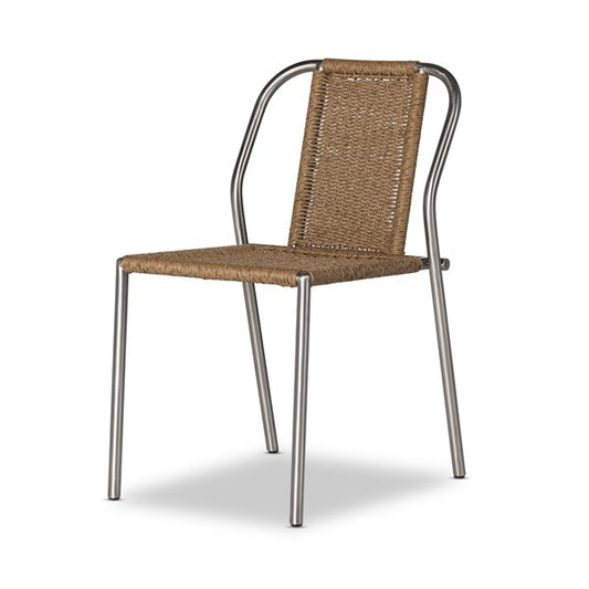 Moss Outdoor Dining Chair-Stainless