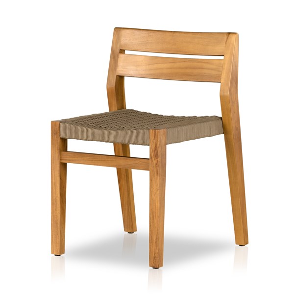 Egan Outdoor Dining Chair-Natural Teak