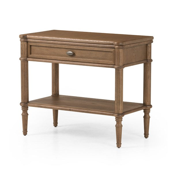 TOULOUSE NIGHTSTAND - TOASTED OAK