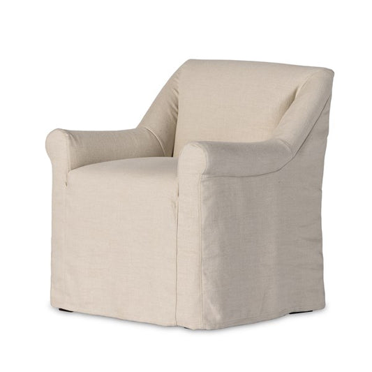 BRIDGES SLIPCOVER DINING ARMCHAIR