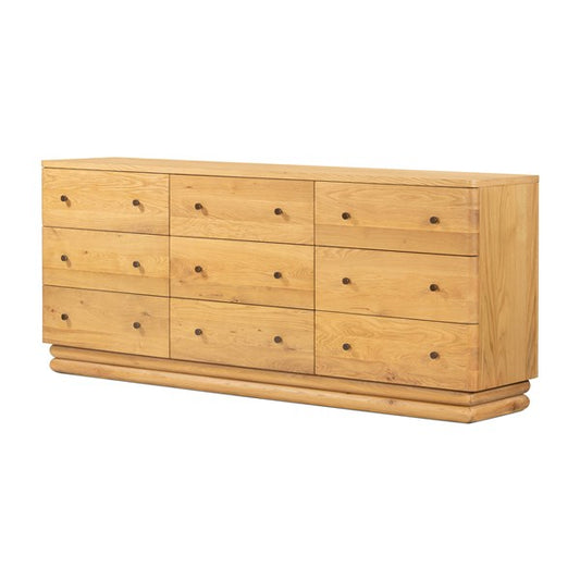 Harding 9 Drawer Dresser-Light Oak