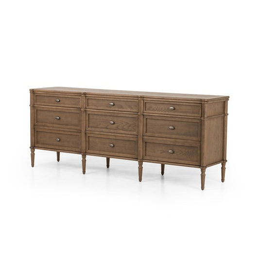 Toulouse 9 Drawer Dresser-Toasted Oak