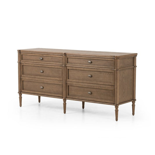 Toulouse 6 Drawer Dresser-Toasted Oak