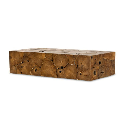 Tomlin Outdoor Coffee Table-Teak Root