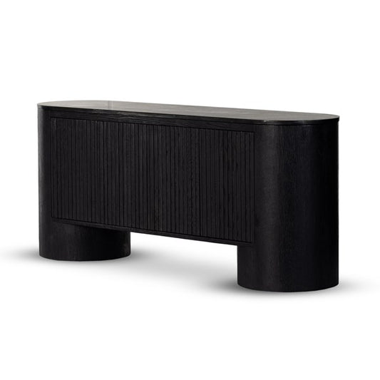 Giovani Media Console-Black Marble