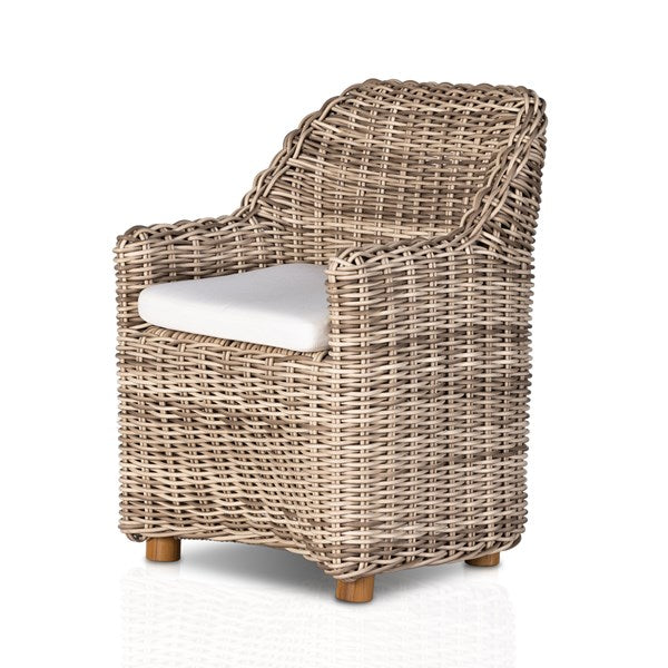 Messina Outdoor Dining Armchair-Natural