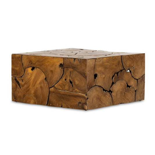 Tomlin Outdoor Bunching Table-Teak Root