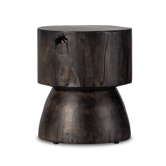 Tino End Table-Rubbed Black