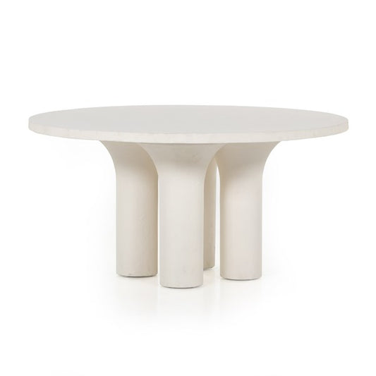 Parra Round Dining Table-Plaster Molded