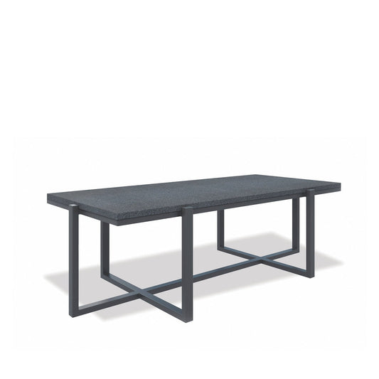 Rectangle Coffee Table with Polished Granite