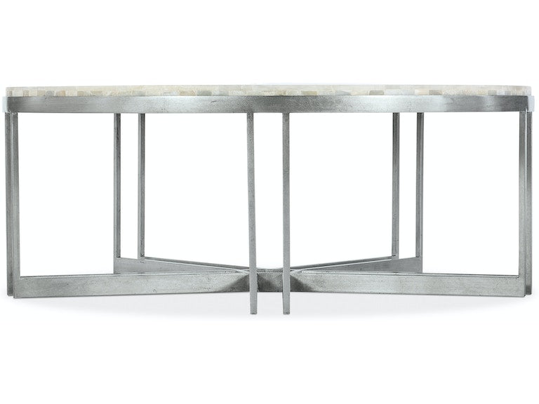 Melange Marin Round Cocktail Table