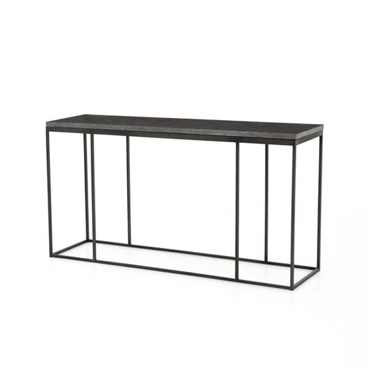 Harlow Console Table-Bluestone/Gunmetal