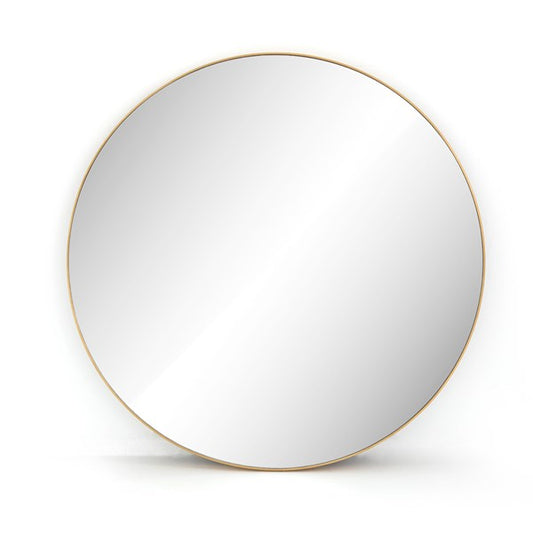 Bellvue Round Mirror - Polished Brass