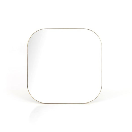 Bellvue Square Mirror - Large Polished Brass