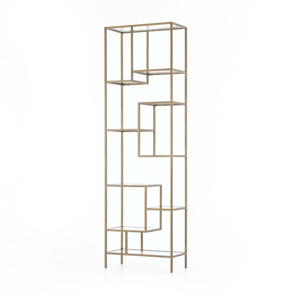 HELENA BRASS BOOKCASE